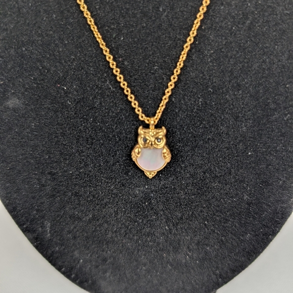 Kate Spade NWT into the woods owl pendant necklace Closet Clear Out - Picture 5 of 7